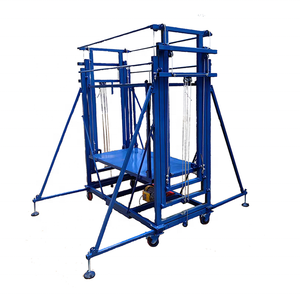 Échafaudage électrique avec conception pliable pour un <span class=keywords><strong>transport</strong></span> facile et une installation rapide, idéal pour les chantiers <span class=keywords><strong>de</strong></span> construction - Product Image 1