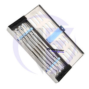 Kit de 4 Espejos Dentales de Acero Inoxidable de Wenquar, Juego de Instrumentos Dentales Manuales Quirúrgicos con Sonda y Raspador, Fabricado por Wenquar - Product Image 4