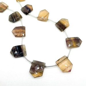 Collar de cuentas de fantasía facetadas de piedras preciosas de fluorita múltiple Collar de fluorita natural Joyería minimalista hecha a mano Gargantilla Collar de cuentas - Product Image 4