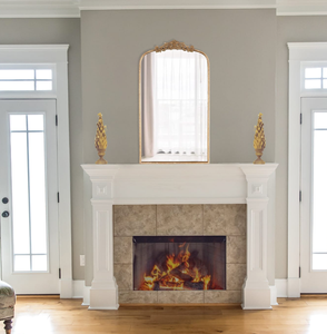 Ornate Gold <b>Arch</b> Wall Mirror - Product Image 1