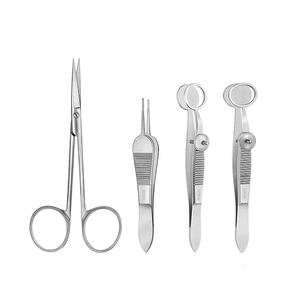 Juego de Instrumentos Quirúrgicos Manuales de Acero Inoxidable de Alta Calidad, 12 Piezas, para Laparotomía Básica, para Cirugía Abdominal, con Certificación CE - Product Image 3