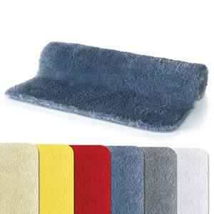 Collection Spirella Fino, Tapis de bain, 100% polyester et microfibre, Bleu - Product Image 3