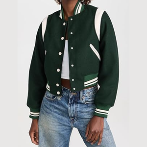 Nouvelle veste d'université pour femmes en gros dans des matériaux de qualité supérieure pour les vêtements de rue à la mode pour les hivers veste d'université pour femmes - Product Image 3