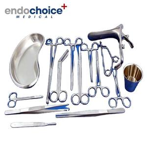Juego de instrumentos de episiotomía de 20 piezas de calidad superior Fuente de alimentación manual Acero inoxidable para cirugía de parto - Product Image 1