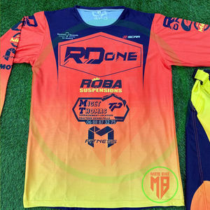 Combinaison de course de motocross respirante et confortable de fabrication professionnelle pour hommes, vêtements de sport de haute qualité, uniforme de course de motocross - Product Image 4