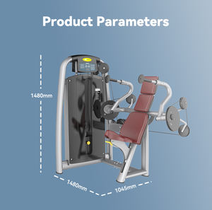 Machine de musculation en acier réglable, presse de puissance, entraînement des bras, <span class=keywords><strong>extension</strong></span> des <span class=keywords><strong>triceps</strong></span> en position debout, pile de poids de 70 kg, usage commercial - Product Image 6