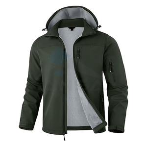 Outdoor Hot Sale Waterproof <b>Men</b> Softshell <b>Jackets</b> High-Quality Windproof <b>Reflective</b> <b>Jacket</b> for Safety Comfort - Product Image 1