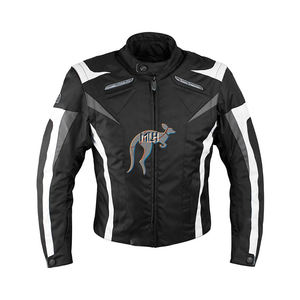 เสื้อแจ็คเก็ตหนังสำหรับขี่มอเตอร์ไซค์ คุณภาพพรีเมียม หนังวัวแท้ สำหรับทุกขนาด ผลิตในปากีสถาน ชุดขี่มอเตอร์ไซค์แบบมีรูระบายอากาศ - Product Image 2