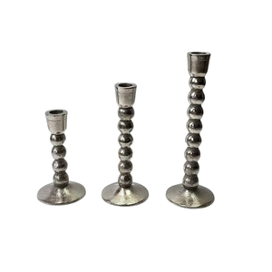 Pilier Bougeoir Plaqué À La Main Finition Conception Bougeoir Maison Villa Dîner Et Conception De Mariage Bougeoir Porte-Bâton - Product Image 1