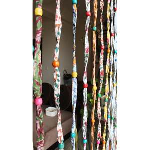 Multicolour Bohemian Hippy Beaded Doorway Garland Rod Pocket Curtains for Home Decor Hanging Function - Product Image 3