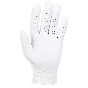 Cabretta ถุงมือกอล์ฟหนังสำหรับผู้หญิงและผู้ชาย, ถุงมือกอล์ฟสีขาวกันลื่นผลิตจากวัสดุนุ่มออกแบบโลโก้ได้ตามต้องการ - Product Image 5