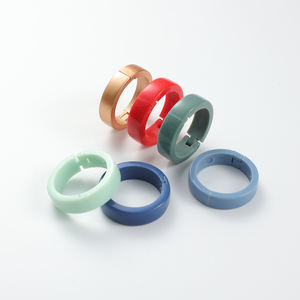 Plástico DIY álbum <span class=keywords><strong>de</strong></span> recortes Clip bisagra anillo llavero <span class=keywords><strong>libro</strong></span> carpeta patrón escritorio calendario carpeta organizador - Product Image 1