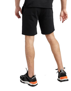 Shorts Bermuda en Coton Noir Uni pour Homme, Taille Élastique, Coupe Haute, Poches, Style Décontracté, Tissu Tricoté Respirant, Style Urbain - Product Image 4