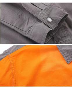 Vente en gros de vêtements de sécurité réfléchissants personnalisés, vêtements de travail uniformes, ensemble de vêtements de travail de réparation d'atelier d'usine mécanique - Product Image 5