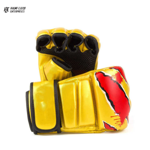 Gants MMA pour enfants et adultes en cuir de vachette de qualité supérieure avec logo personnalisé et impression - Product Image 4