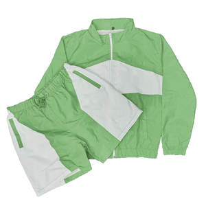 Windbreaker Shorts <b>Set</b> Men Winter Casual Polyester/Cotton Quick Dry Customized Colors Digital Printing 2025 - Product Image 1