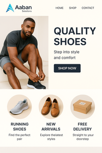 Desarrollo de sitios web de zapatos profesionales Agencia Web asequible que ofrece plataformas de sitios web de comercio electrónico creativas y fáciles de usar - Product Image 6