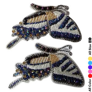 Patch brodé perlé avec 15 ans d'expérience pour vêtements, accessoires de mode décoratifs à repasser ou à coudre, pour le bricolage - Product Image 4