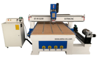 EXTRACNC - Mini Router CNC de 4 Ejes y Rotación 3D, Máquina de Escritorio para Tallar y Fresar Madera, Sofás, Sillas, Mesas y Proyectos de Bricolaje