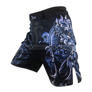 Logotipo profesional Ropa de artes marciales MMA Pantalones cortos de entrenamiento MMA con estampado sublimado para hombres - Product Image 1