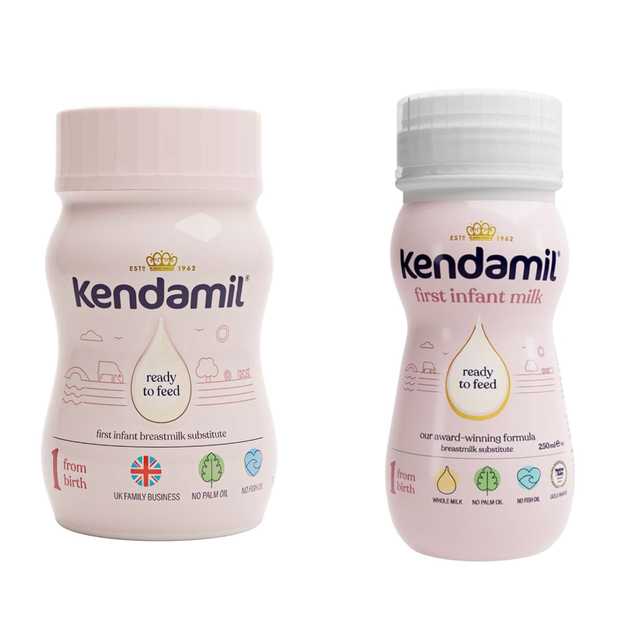 Kendamil Ready to Drink Infant Milk Formula for Baby Feed 70ml/250ml Sterile Packaging UK Origin