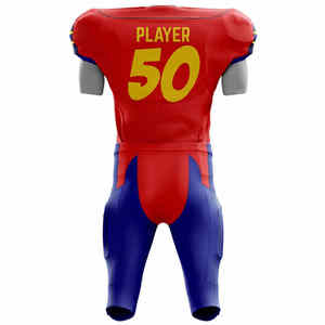 ชุดยูนิฟอร์มฟุตบอลอเมริกันผ้าโพลีเอสเตอร์100% ชุดทีมออกแบบได้ตามต้องการมีไซส์พิเศษแขนสั้น - Product Image 3