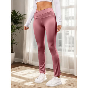 Women's High Waist Slim Fit Yoga Pants Workout <b>Leggings</b> for Fitness and Sports <b>Ankle</b> Wholesale Activewear Supplier - Product Image 3