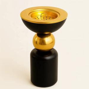 กระถางธูปเซรามิกอาหรับโลหะสีขาวตกแต่งบ้านงานแต่งงานในร่มดีไซน์ไม่เหมือนใคร - Product Image 2