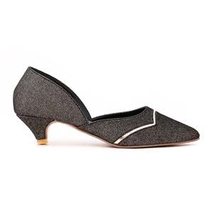 Zapatos de corte negros WN7283 Zapatos planos cómodos - Product Image 3