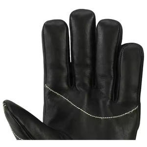 Vache en cuir fendu soudage résistance à la chaleur gants de lutte contre l'incendie Protection de ligne longs gants ignifuges de travail - Product Image 3