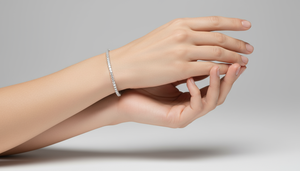 Bracelet tennis classique en or 14 carats et diamants naturels pour femmes, 4,00 carats - Product Image 6