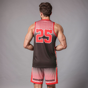 Nuevas llegadas: Uniforme de baloncesto para adultos de material transpirable, talla grande, personalizable, muestra gratuita - Product Image 3