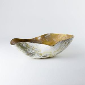 Cuenco redondo de diseño de lujo para servir comida, cuenco para servir frutas con incrustaciones de madera y hueso de tamaño mediano de alta calidad a un precio asequible - Product Image 1