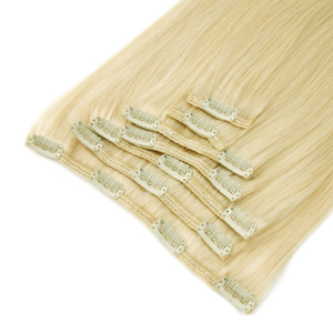 KSWIGS Extensiones de Cabello Liso Inyectado Sin Costuras de Doble Trama 100% Virgen Remy Chino con Clip Invisible al por Mayor de Moda - Product Image 1