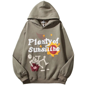 Top tendance Puff Printing Hoodies personnalisé léger facile à porter respirant Puff Printing avec le meilleur matériel Basicscotton Blended - Product Image 2