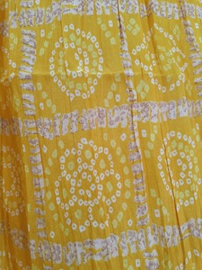 Bufanda colorida romántica Bandhani Dupatta con estampado Floral Unisex para fiestas de graduación de Año Nuevo chino Festival de invitados de boda - Product Image 3