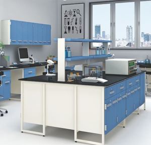 โต๊ะแลปเหล็กสไตล์อุตสาหกรรมโต๊ะทำงานเฟอร์นิเจอร์ห้องแล็บเหล็กสำหรับทันตกรรมโรงเรียนการแพทย์และชีววิทยาและการใช้งานในห้องปฏิบัติการฟิสิกส์ - Product Image 4