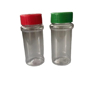 Gia Vị Chai Với Shaker Có Nắp Đậy Hạt Tiêu Muối Jar Với Cái Mỏ Cap/Pet Nhựa Gia Vị Container - Product Image 1