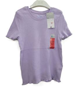Última camiseta informal de verano para niñas con manga corta, diseño de cuello redondo, secado rápido y transpirable para niños, fabricada en Bangladesh - Product Image 4