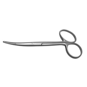 กรรไกรตัดแบ่งชั้นทำจากสเตนเลสขนาด10ซม. สำหรับตัดมีด้ามจับแบบทื่อโค้ง - Product Image 4