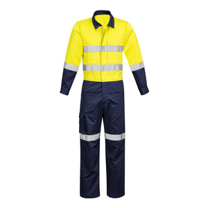 La mejor calidad significa un mono resistente con cinta de refrigeración Hi Vis Tow Ton Overall Hi Vis Safety Overall - Product Image 1