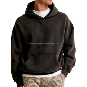 Sudaderas de Alta Calidad, 100% Algodón Grueso, con Capucha, Impresión Personalizada para Hombre, Estilo Francés, Teñido Liso, para Invierno - Product Image 3