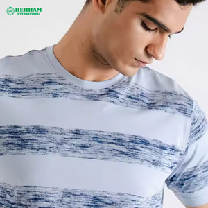 T-shirt décontracté pour homme, coupe ample et carrée, col rond, 100 % coton, 300 g, imprimé, écologique, anti-plis, respirant - Product Image 5