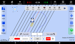 Système de navigation automatique de direction GPS, pilote automatique pour l'agriculture de précision, tracteur avec boîte de vitesses à moteur, roulement et précision de 2,5 cm - Product Image 2