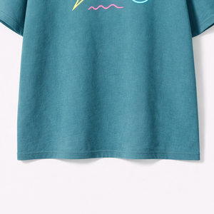 เสื้อยืดโอเวอร์ไซส์แบบยูนิเซ็กซ์ เนื้อผ้านุ่ม 100% ผ้าฝ้าย สวมใส่สบายๆ ในชีวิตประจำวัน แบบเรียบง่าย แขนสั้น คอกลม แฟชั่นสตรีทแวร์สำหรับฤดูร้อน - Product Image 4