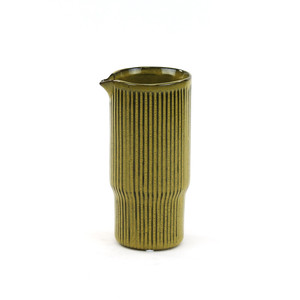 CYC3508YL Jarra de Cerámica Estilo Tiki, Color Amarillo Paja, Grande, Hermética, 7.7 Pulgadas - Product Image 6
