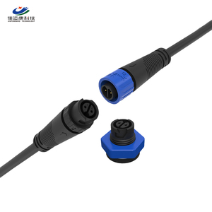 Conector impermeable de montaje en Panel de 2 pines M12 IP67 <span class=keywords><strong>tipo</strong></span> de soldadura conector de cable de alimentación - Product Image 2