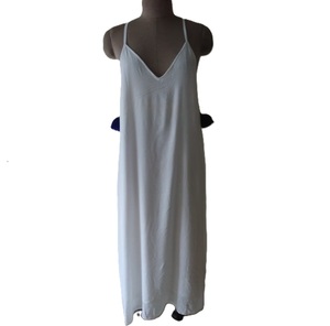 Espalda con cuentas con borlas colgantes en la cintura vestido de noche largo blanco para damas vestido largo con diseño de espalda blanca - Product Image 2