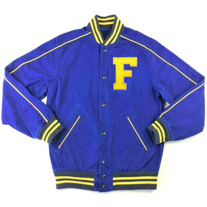 Veste de baseball universitaire réversible en cuir de couleur unie avec logo personnalisé et patchs propres pour hommes - Product Image 5