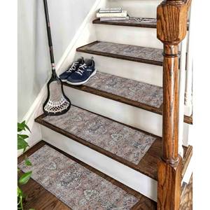 Stair Step Rug Printed Rug - Modern, Ethnic, Personalized Home Decor - Product Image 3